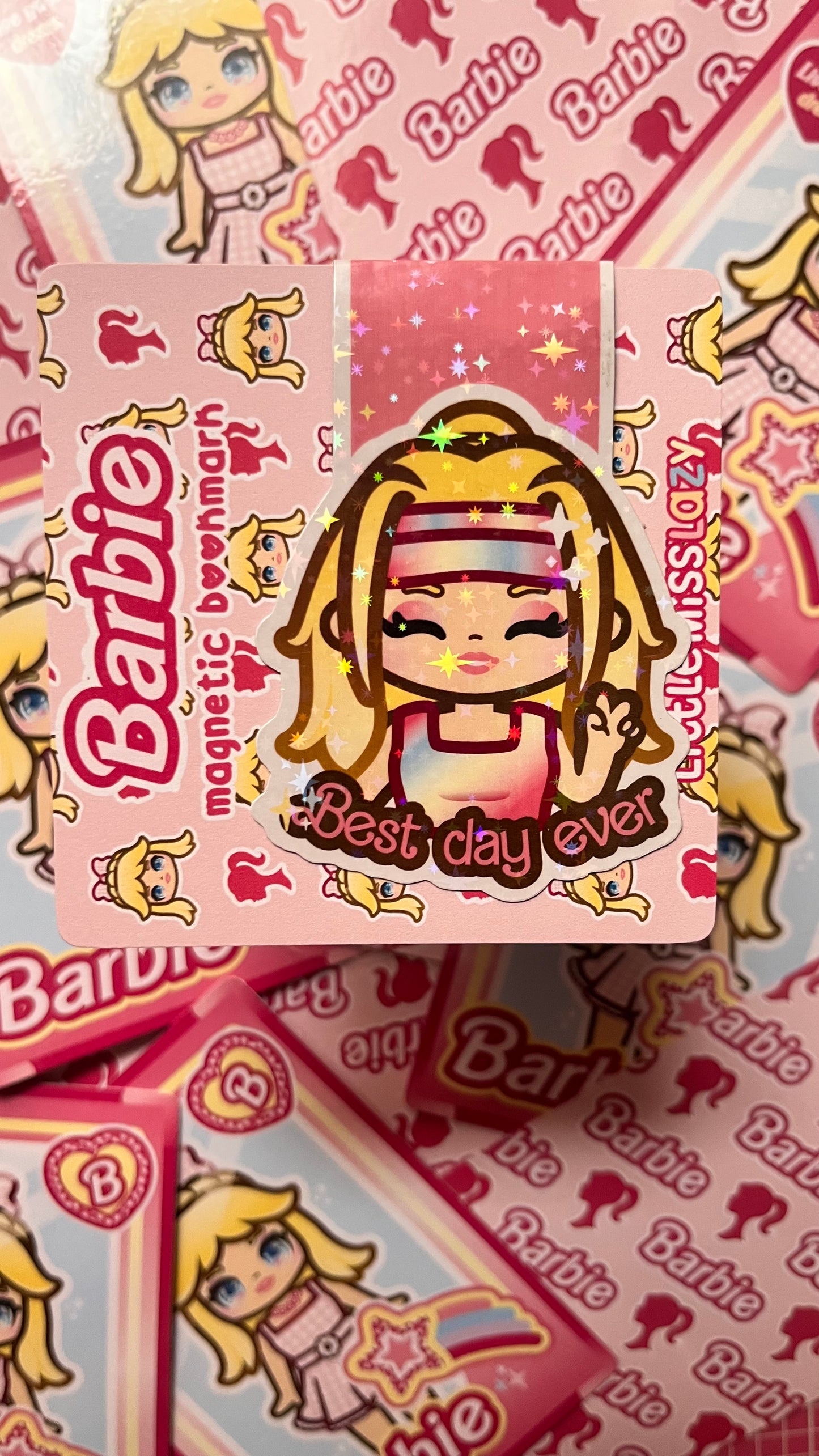 Marcapáginas Barbie y Ken