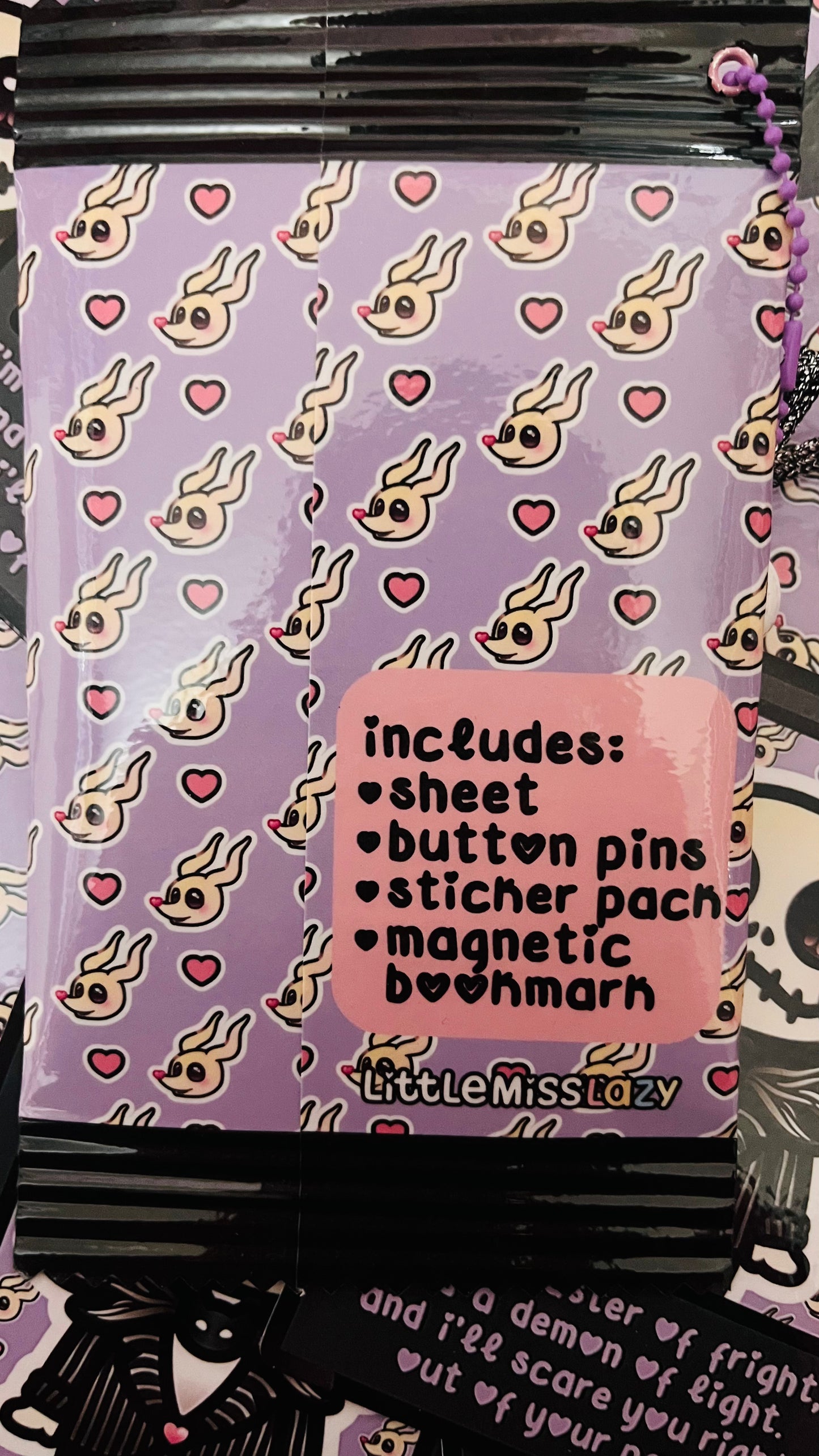 Sobre de productos de Pesadilla antes de Navidad