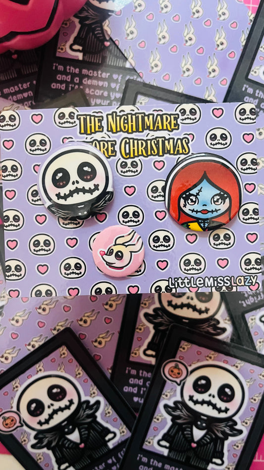 Chapas Pesadilla antes de Navidad