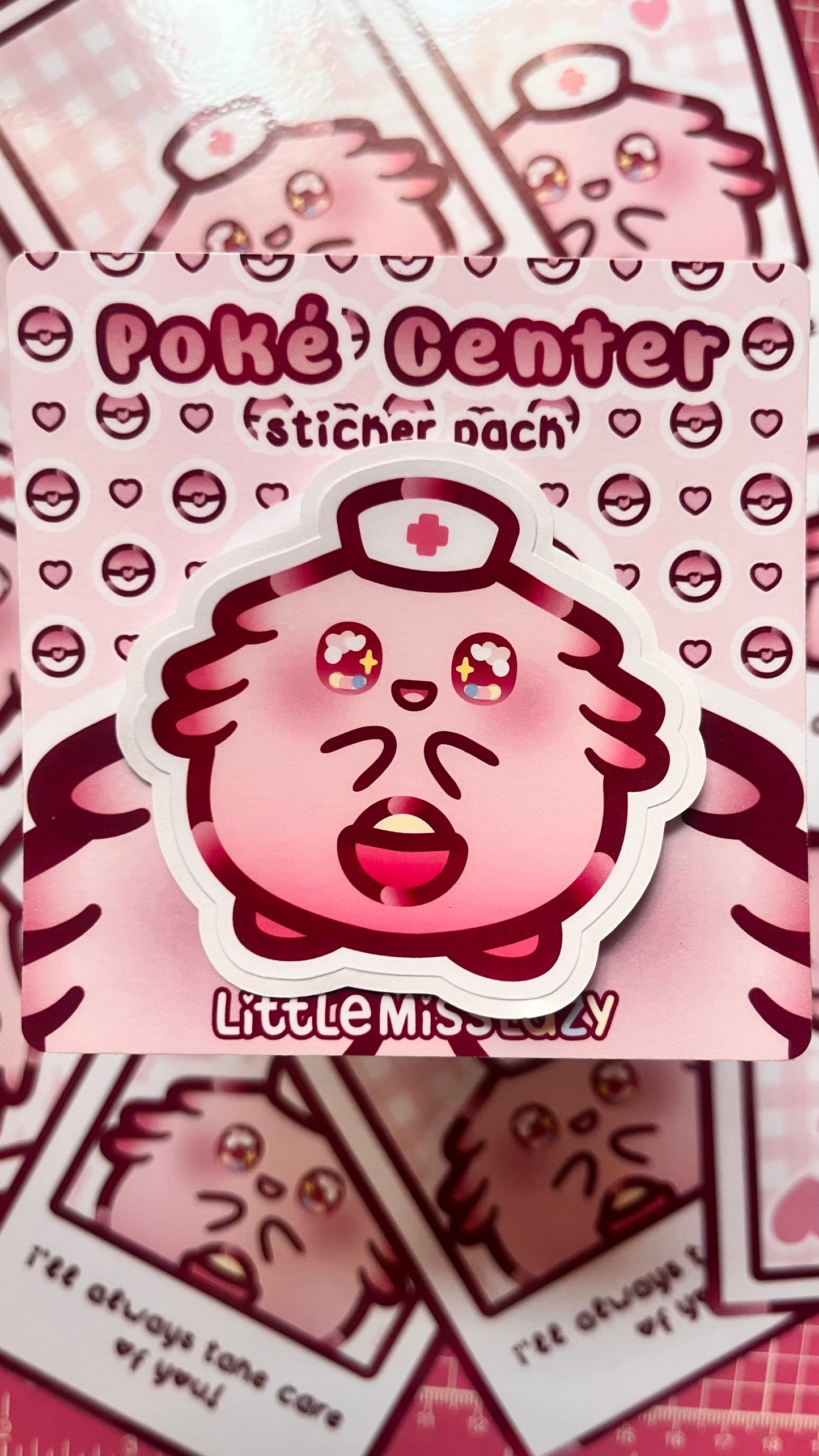 Pack de pegatinas Centro Pokemon