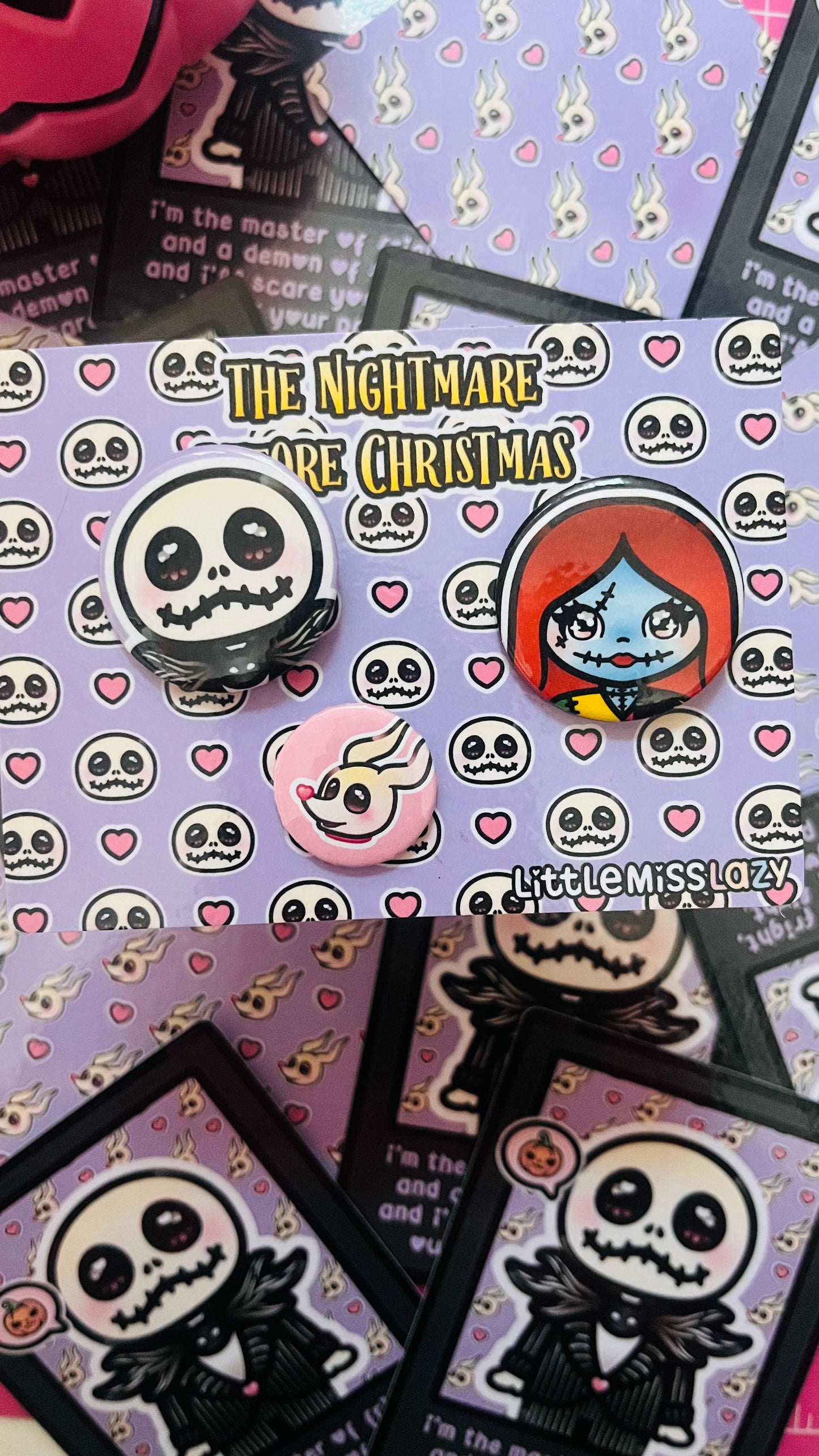 Sobre de productos de Pesadilla antes de Navidad