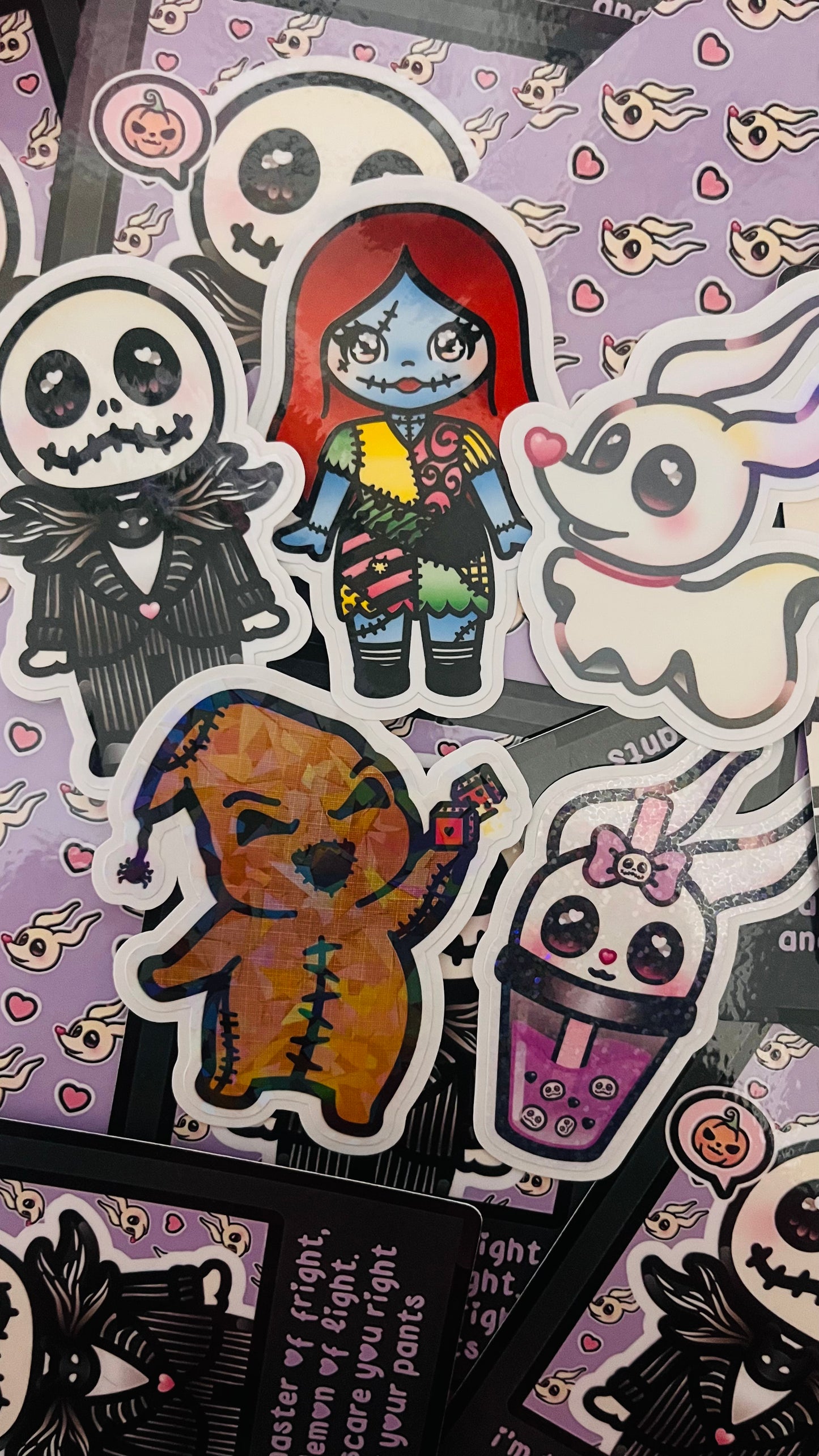 Pegatinas Pesadilla antes de Navidad