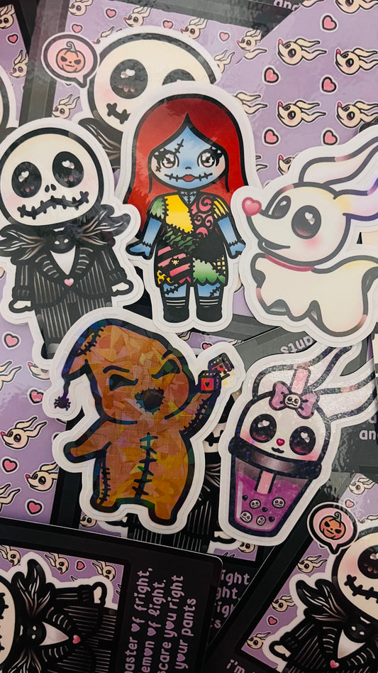 Pegatinas Pesadilla antes de Navidad