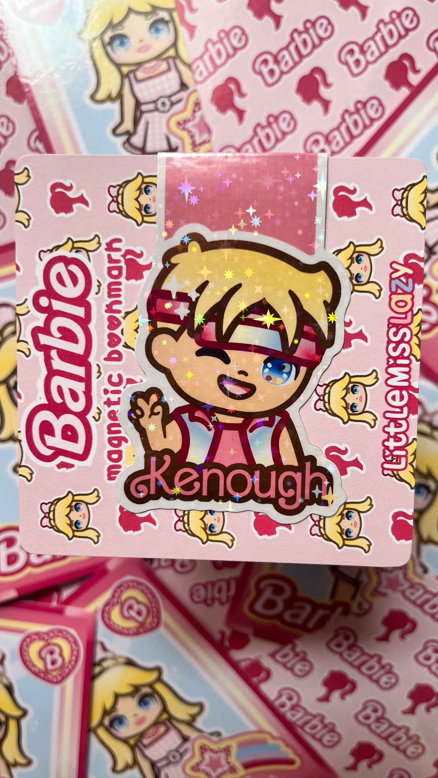 Marcapáginas Barbie y Ken