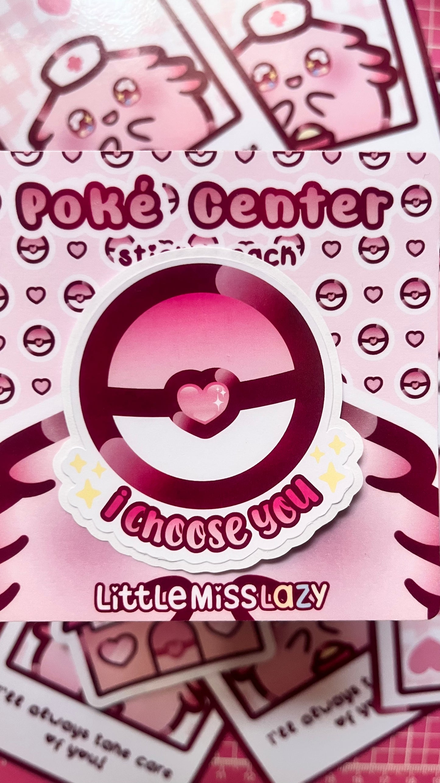 Pack de pegatinas Centro Pokemon