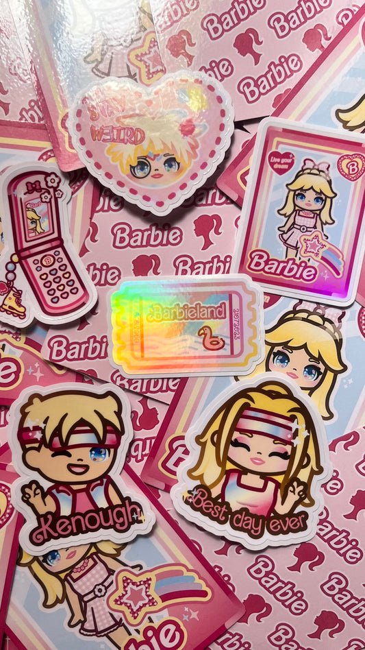Pegatinas Barbie