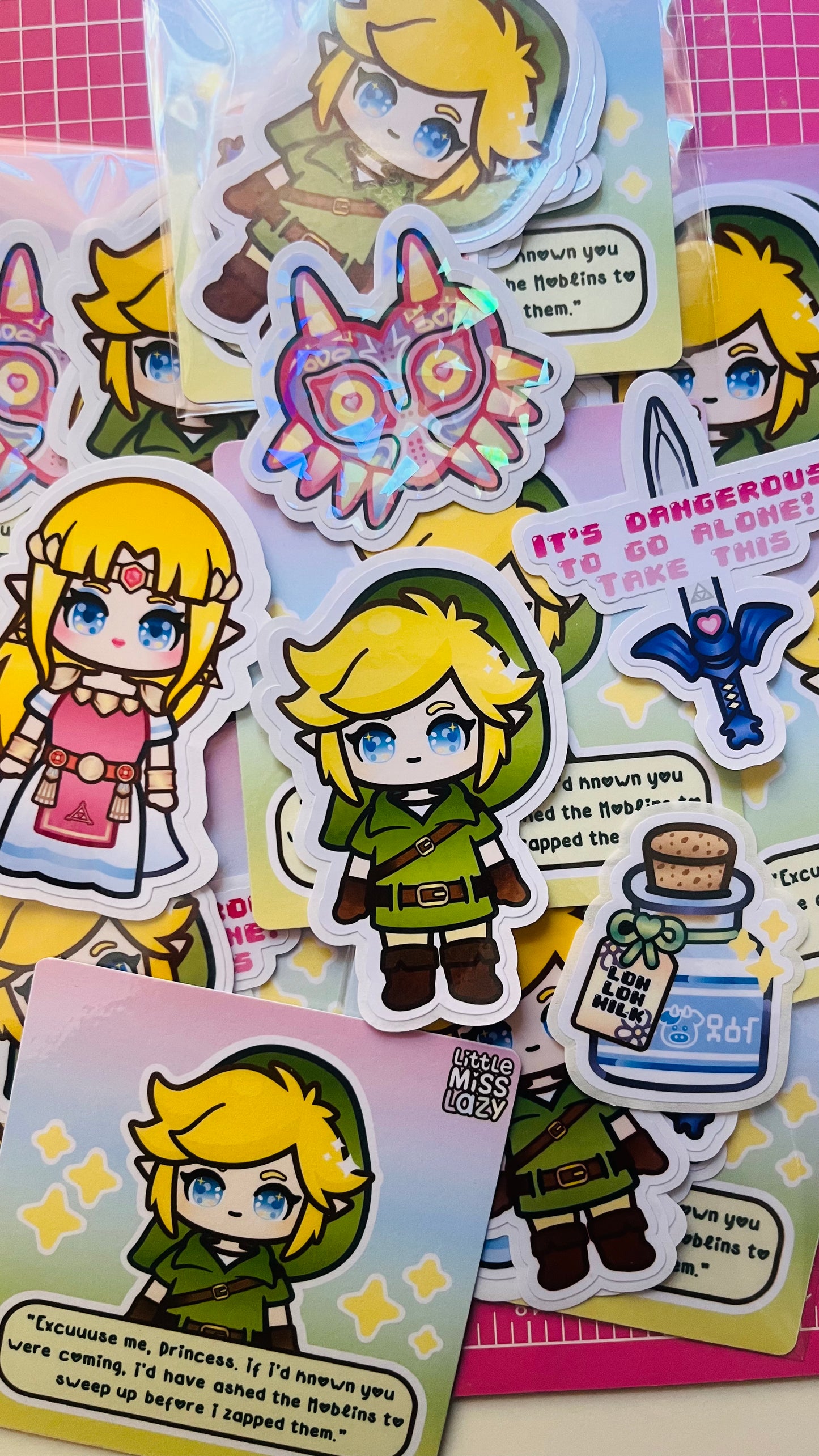 Pack de pegatinas The legend of Zelda