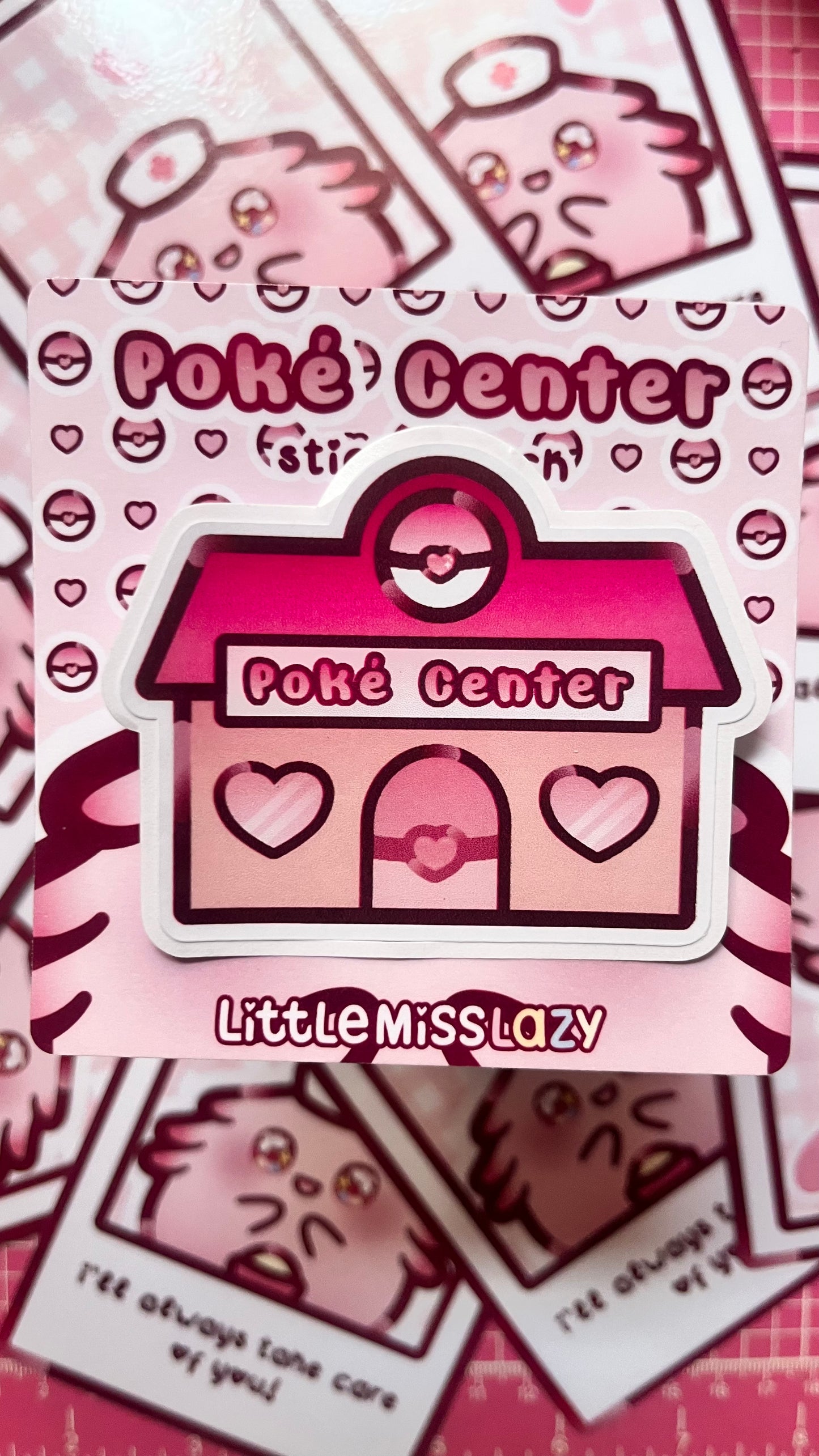 Pack de pegatinas Centro Pokemon