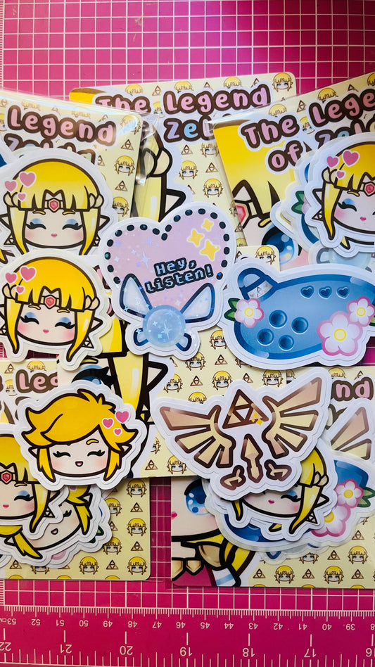 Pack de pegatinas princesa Zelda