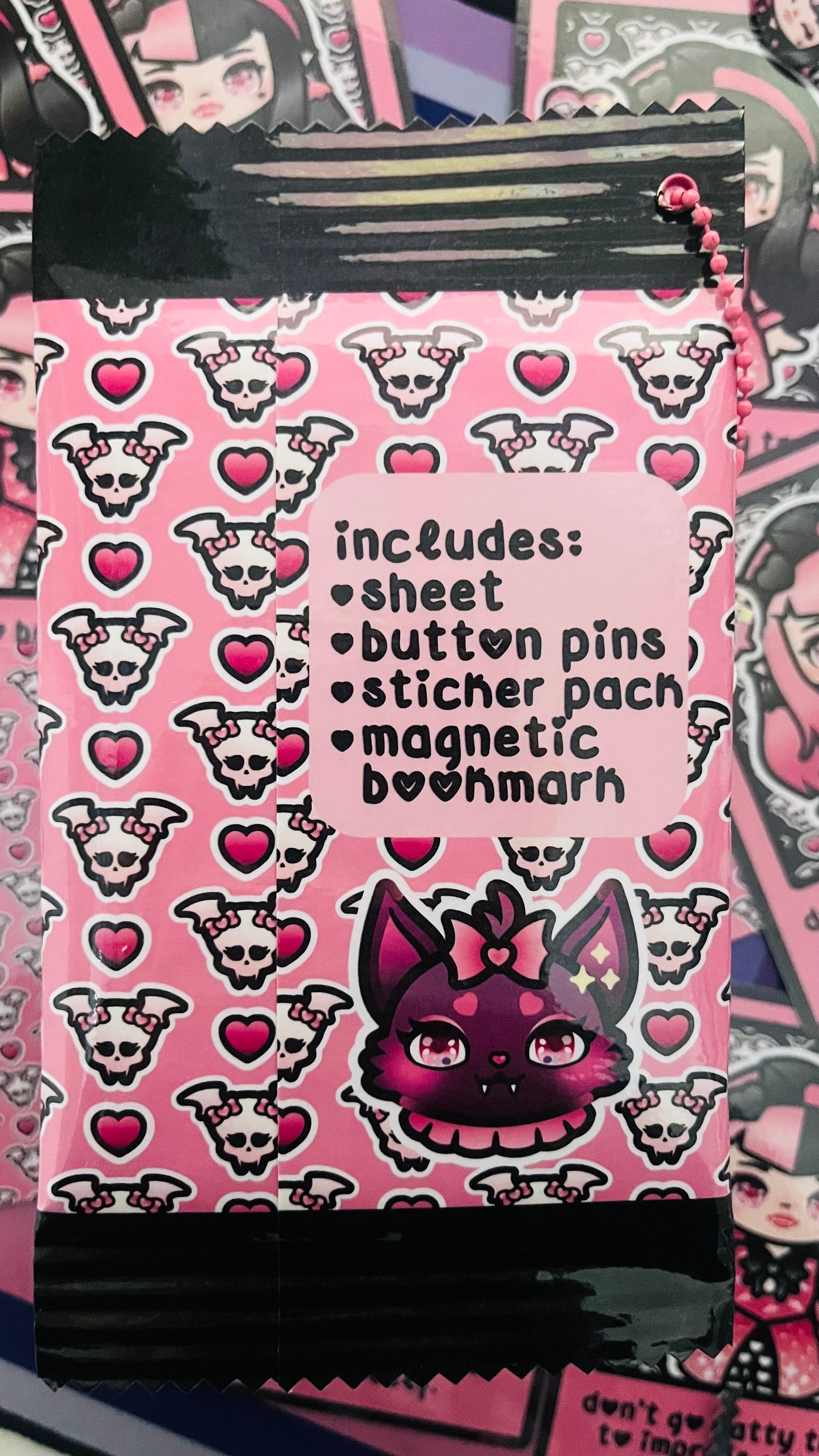 Sobre de productos de Draculaura