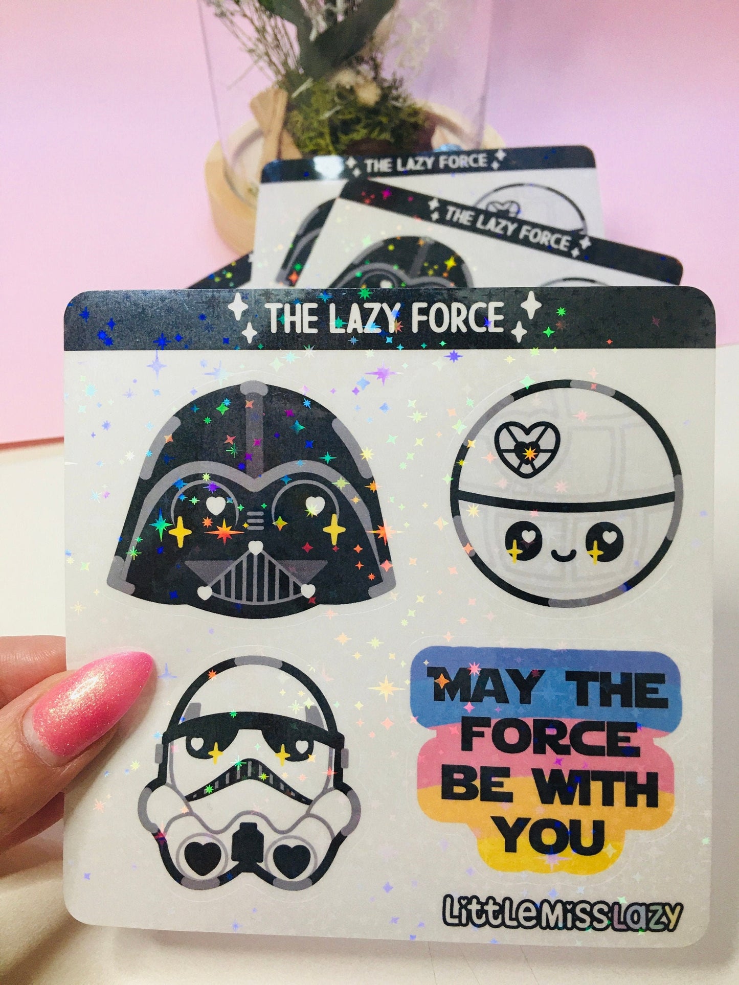 Pegatinas holográficas Star Wars