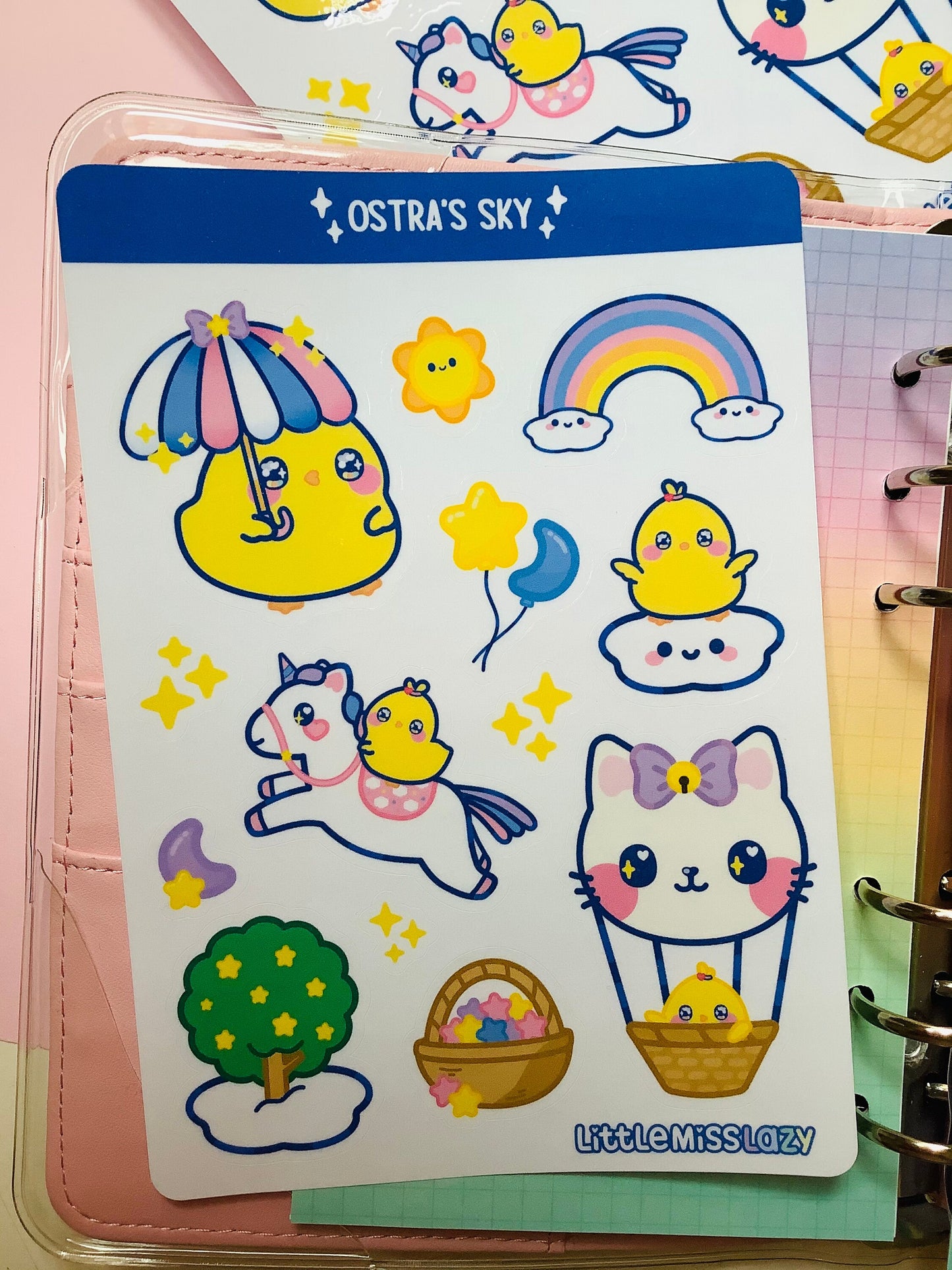 Hoja de pegatinas Ostra's Sky