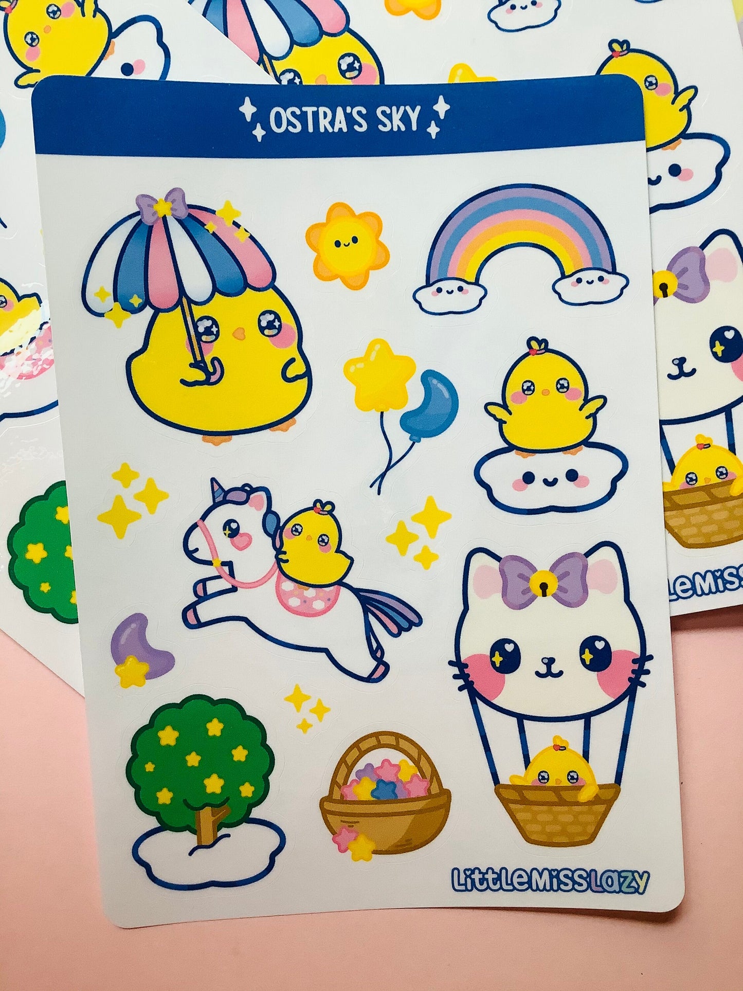 Hoja de pegatinas Ostra's Sky