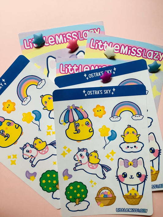 Hoja de pegatinas Ostra's Sky