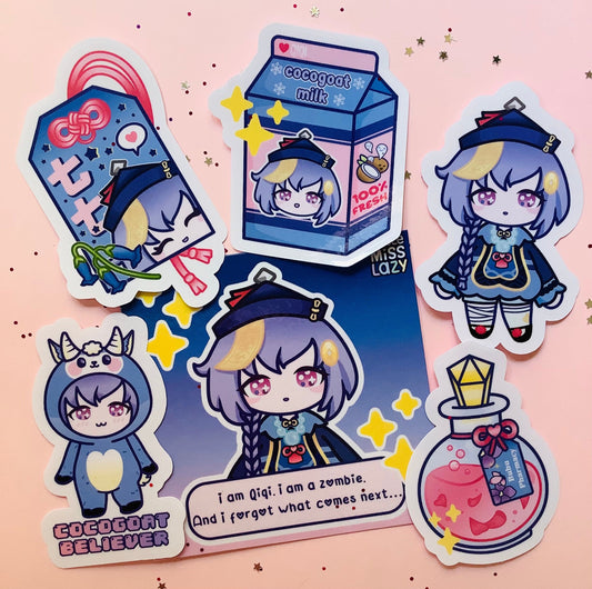 Pack de pegatinas Qiqi