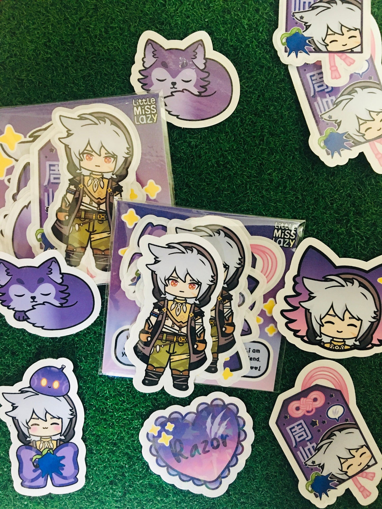 Pack de pegatinas de Razor