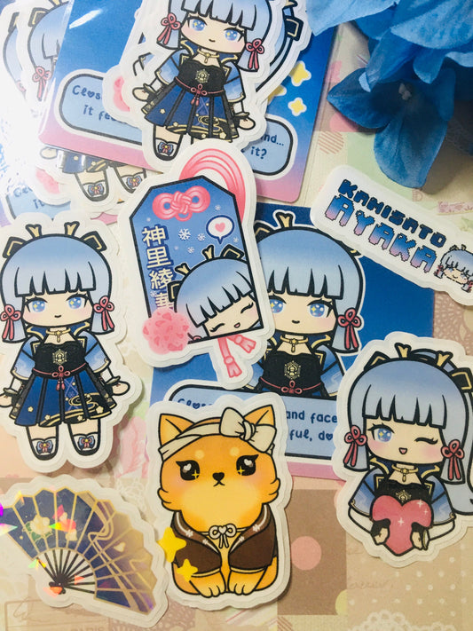 Pack de pegatinas Ayaka