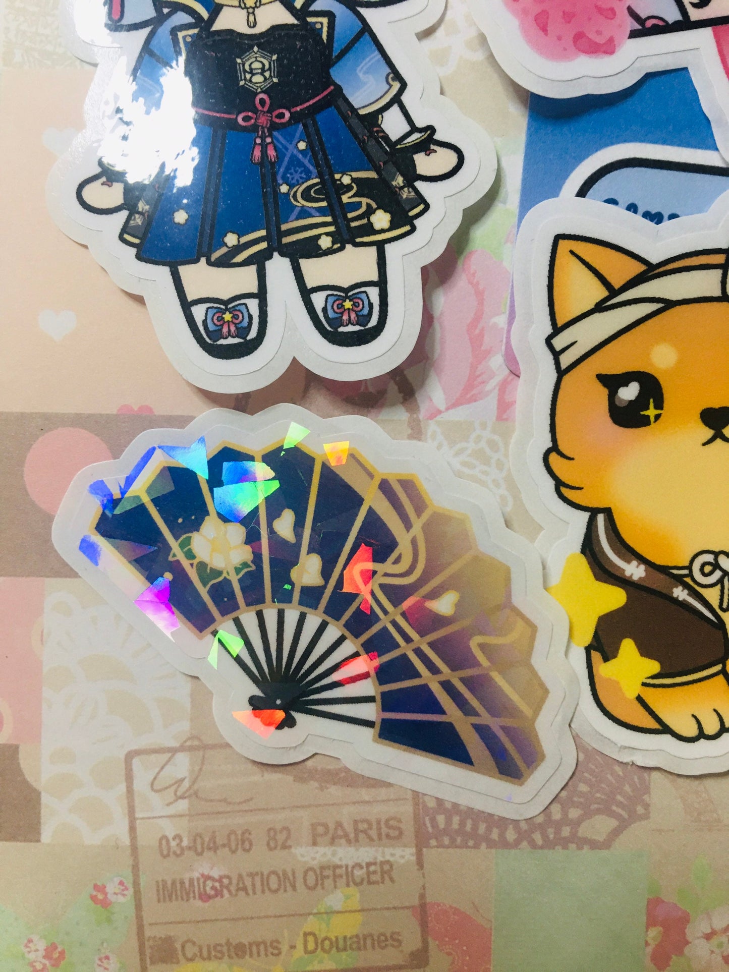 Pack de pegatinas Ayaka