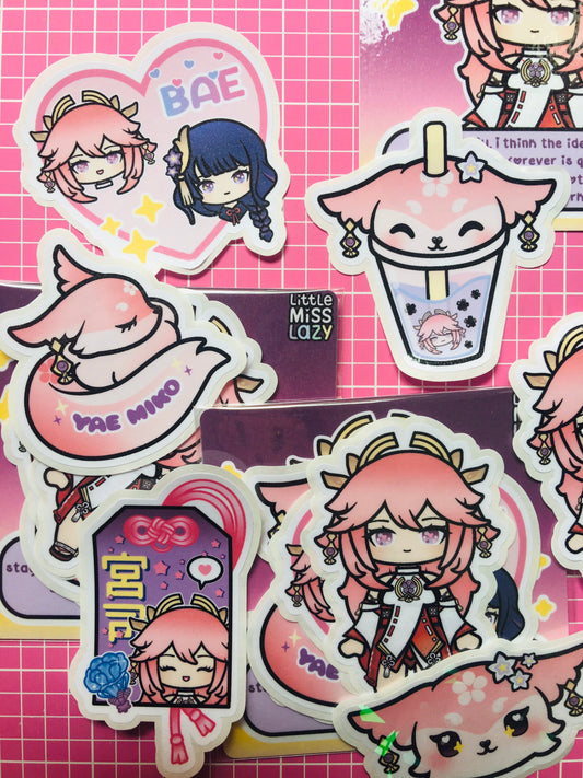 Pack de pegatinas Yae Miko