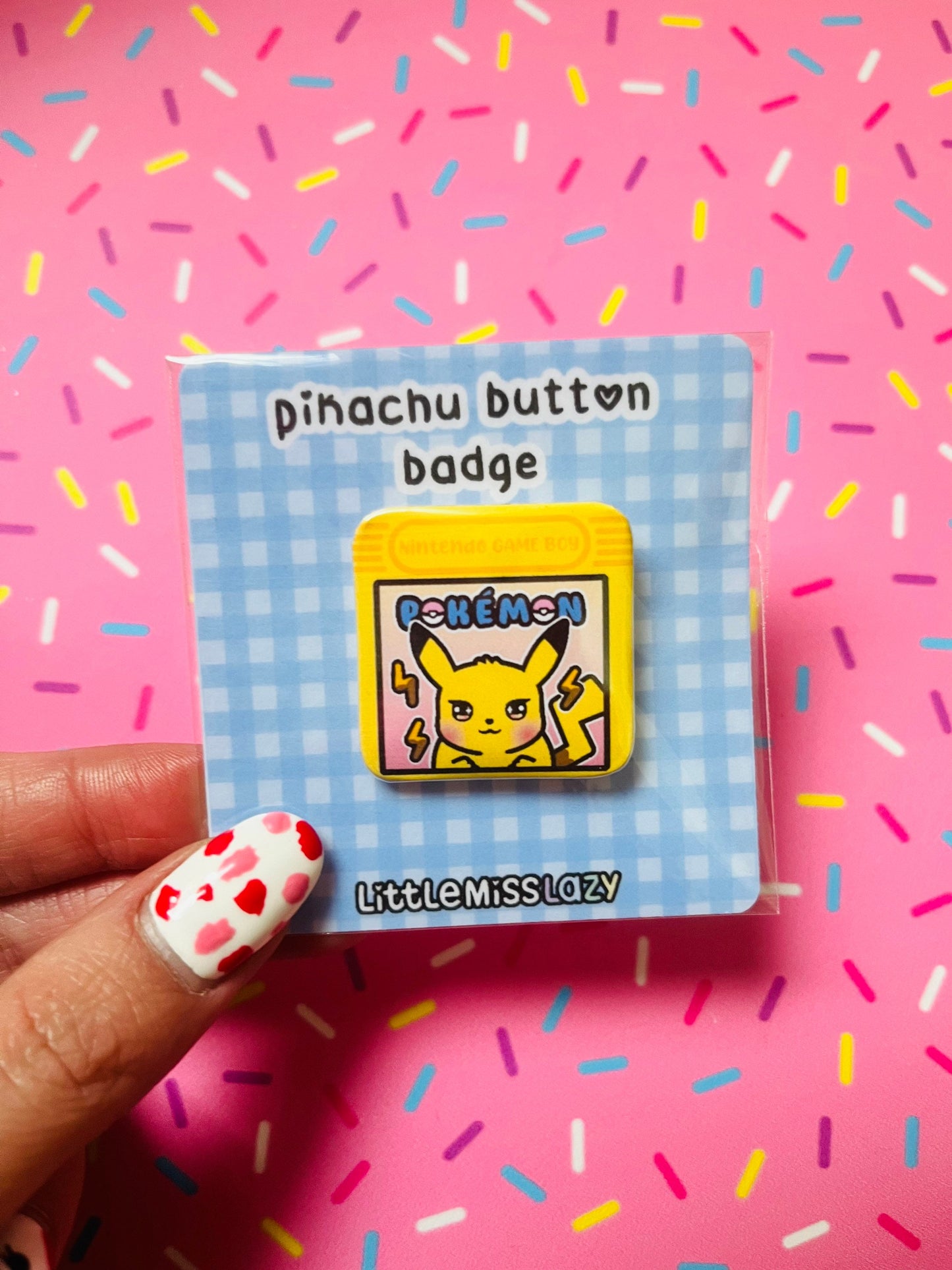 Pack de chapas cuadradas de Pikachu