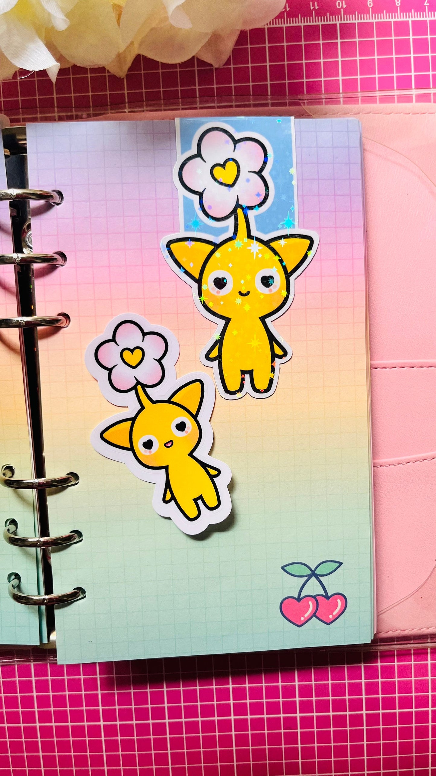 Marcapáginas magnético Pikmin