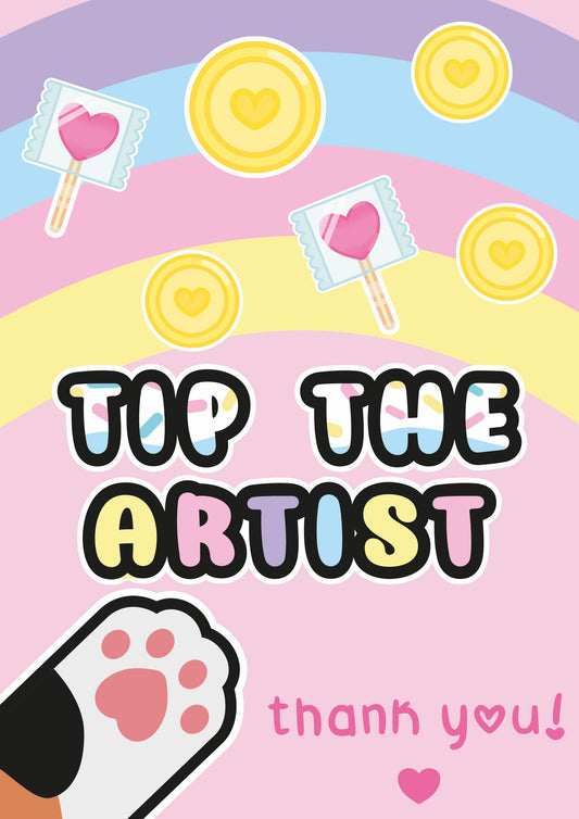 Tip the artist - Gracias!