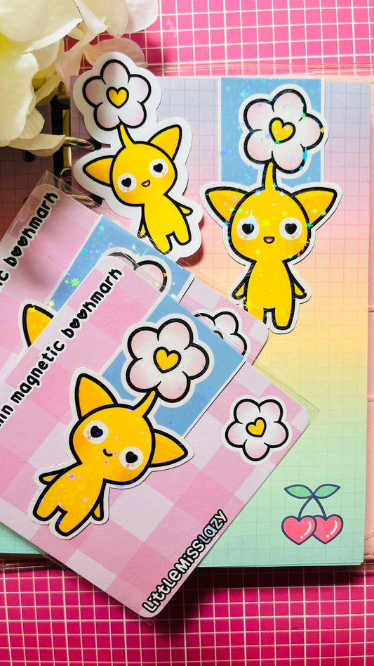 Marcapáginas magnético Pikmin