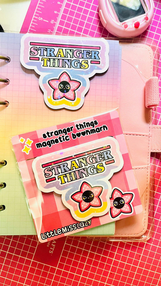 Marcapáginas magnético Stranger Things