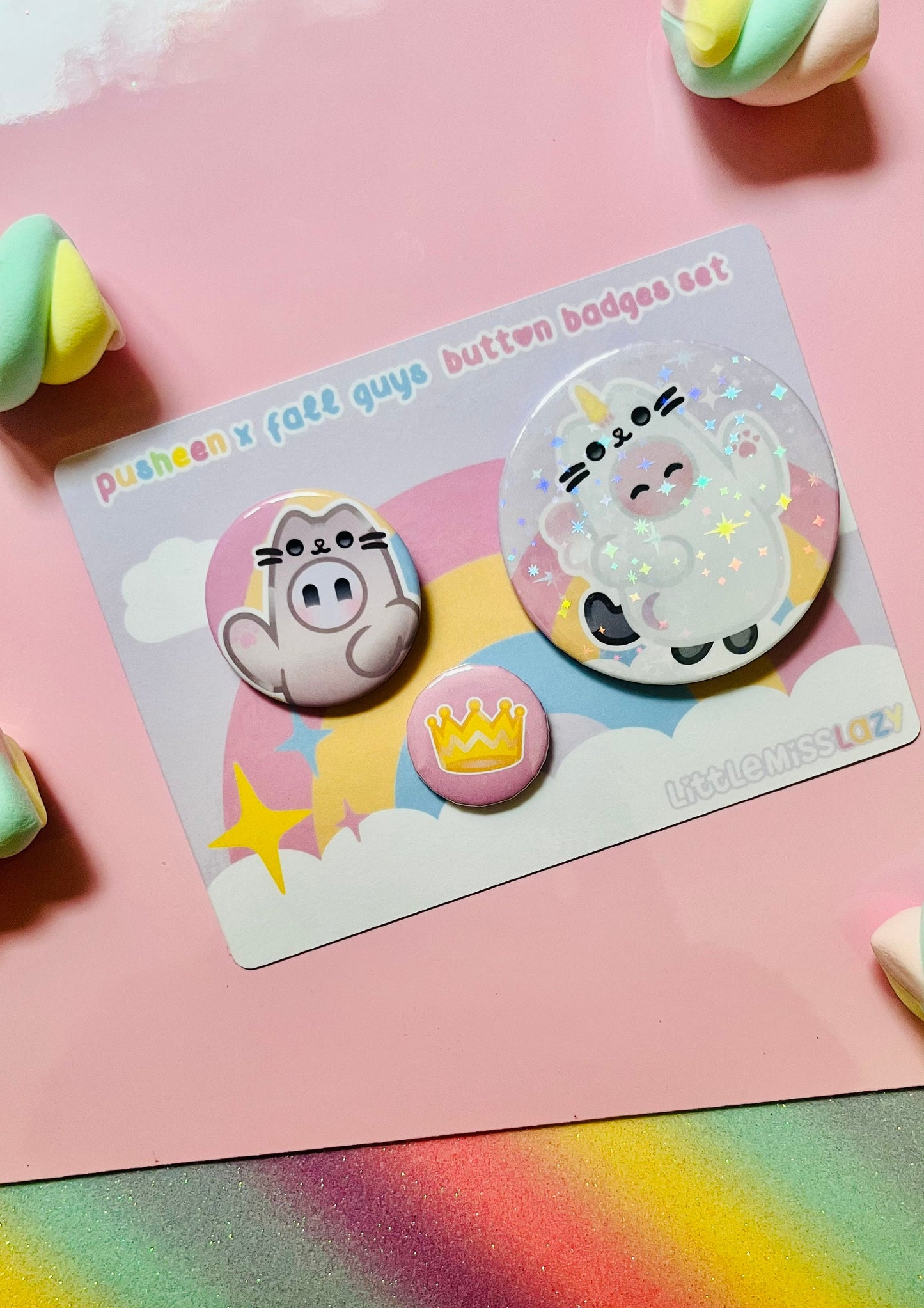 Sobre Pusheen x Fall guys