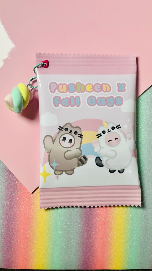 Sobre Pusheen x Fall guys