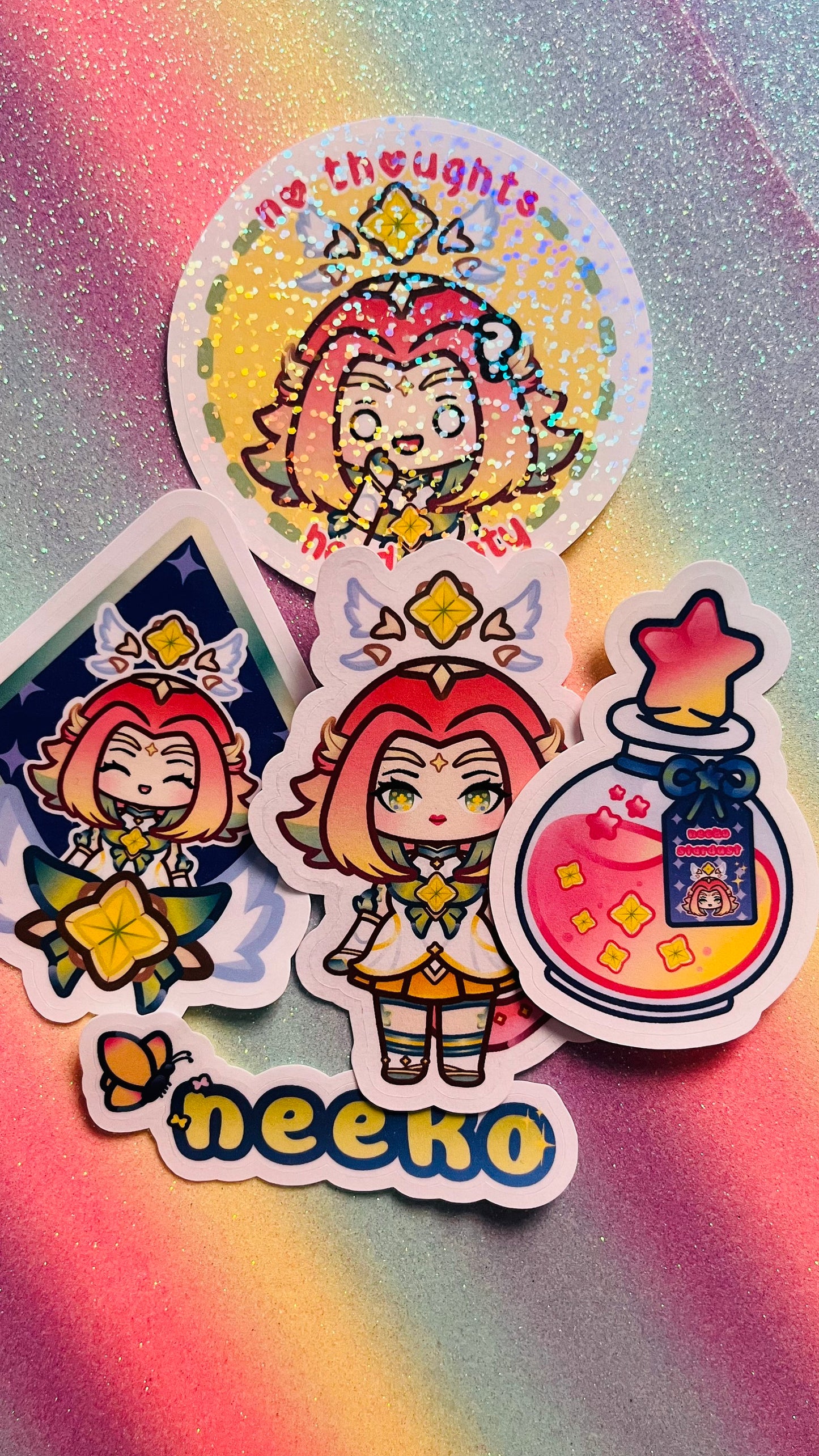 Pack de pegatinas Neeko Star guardian