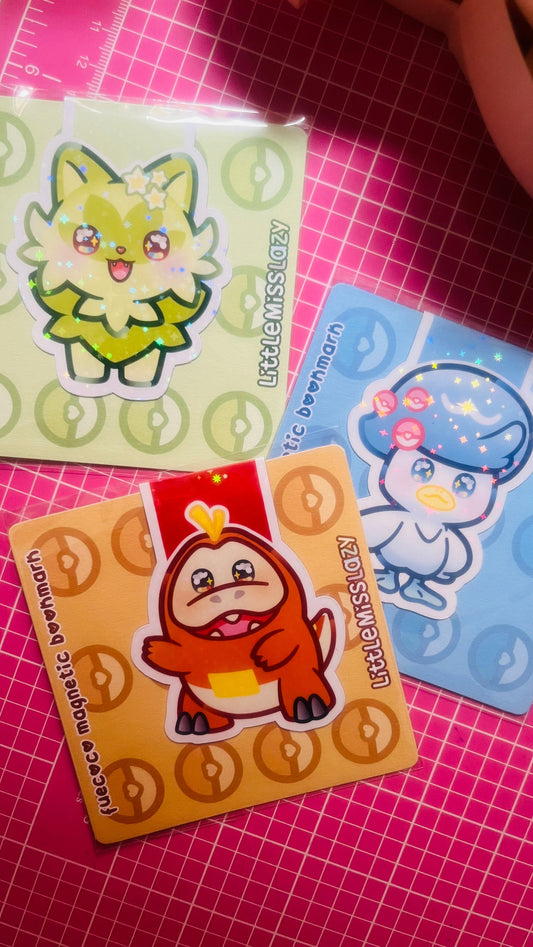 Marcapáginas magnético Pokémon Starters