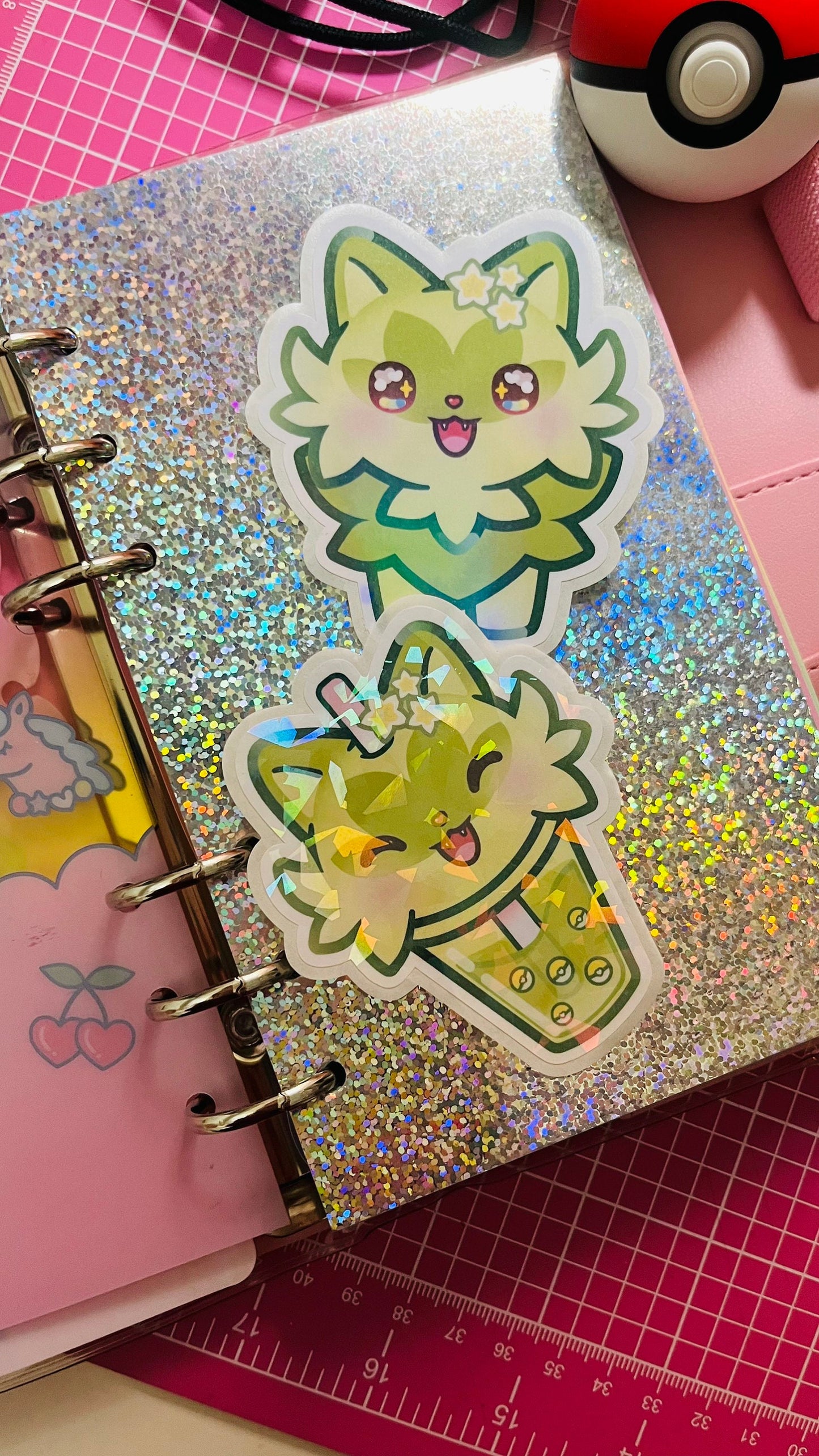 Pegatinas holográficas Pokémon