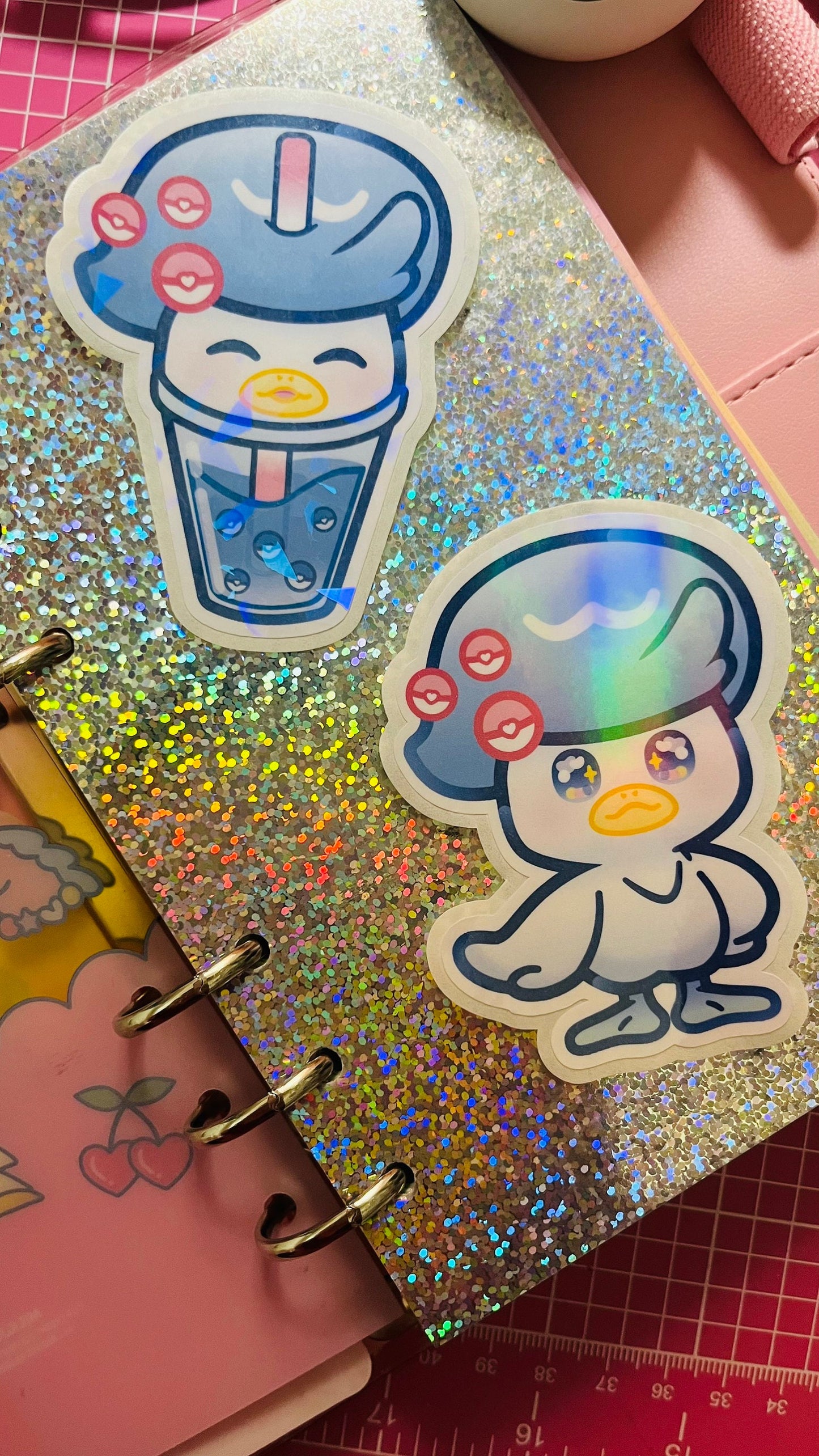 Pegatinas holográficas Pokémon