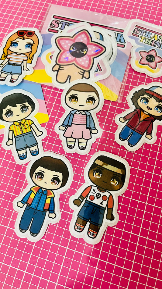 Pack de pegatinas Stranger Things