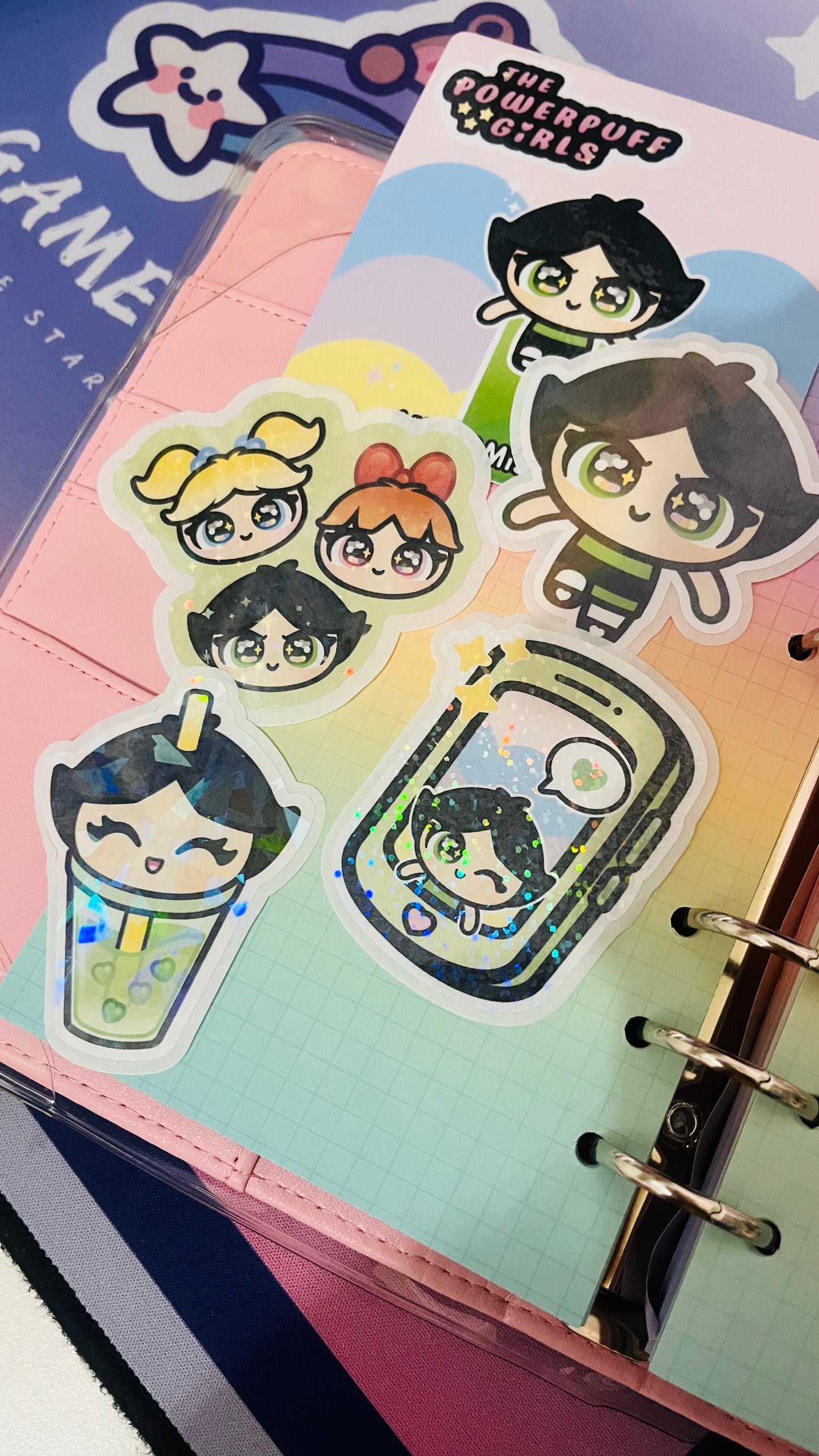 Pack de stickers de las Supernenas