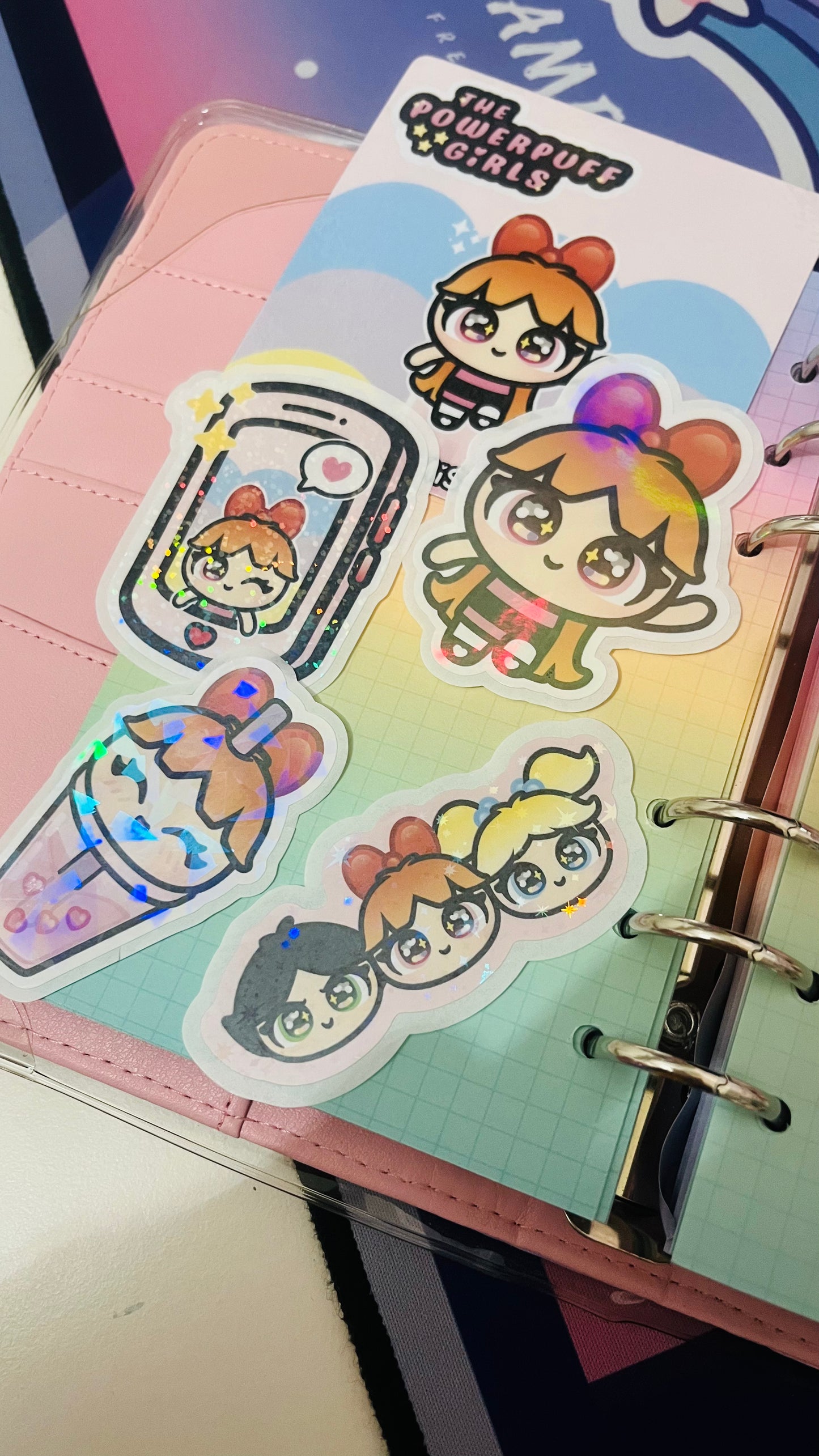 Pack de stickers de las Supernenas