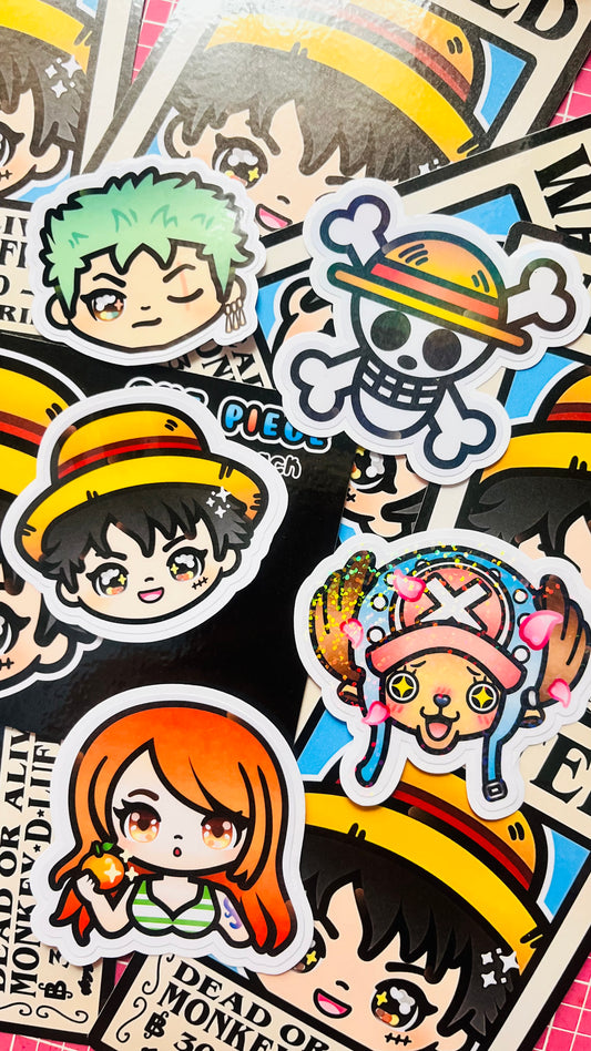 Pack de pegatinas One Piece