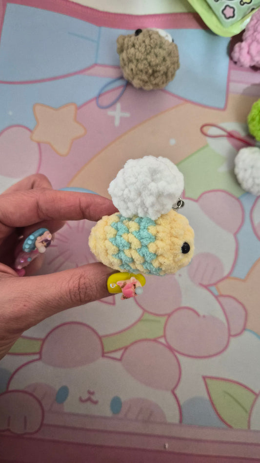 Colgante móvil amigurumi